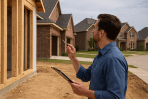 New construction inspection in Katy TX – foundation check